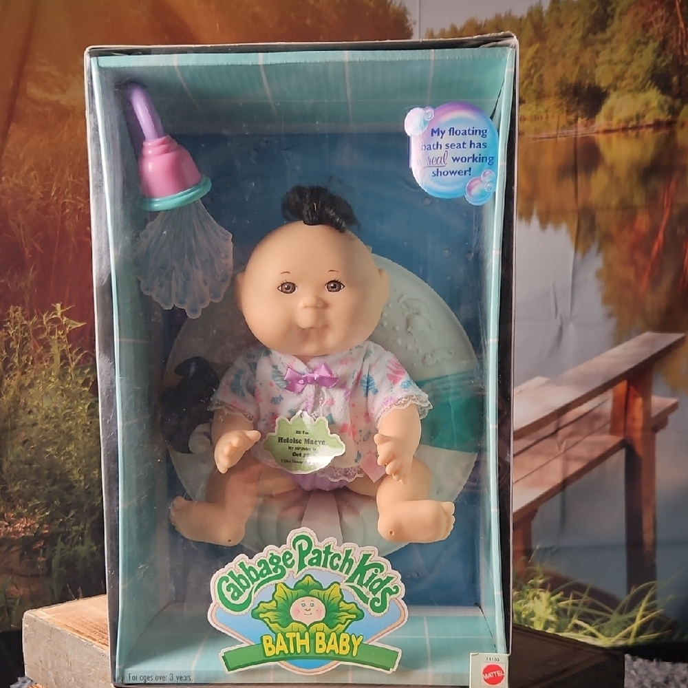 Cabbage Patch Kids Bath Baby Doll, Heloise Maeve, BORN October 30th